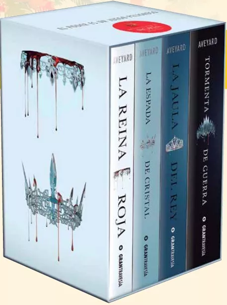 Portada del Libro Saga La Reina Roja Estuche 4 Volumenes de Victoria Aveyard - 9788412056006