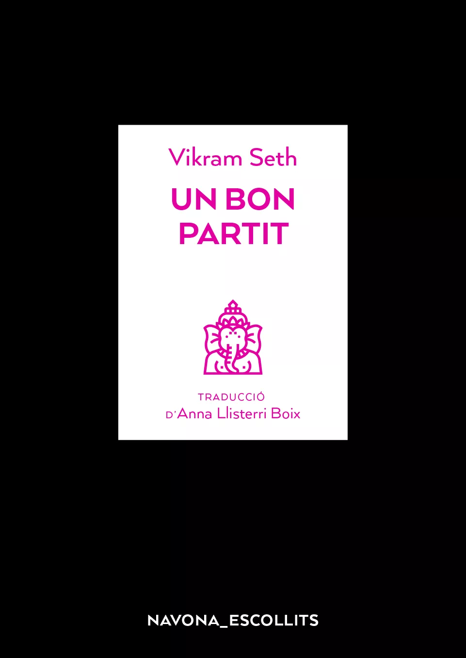 Portada del Libro Un Bon Partit de Vikram Seth - 9788417978082