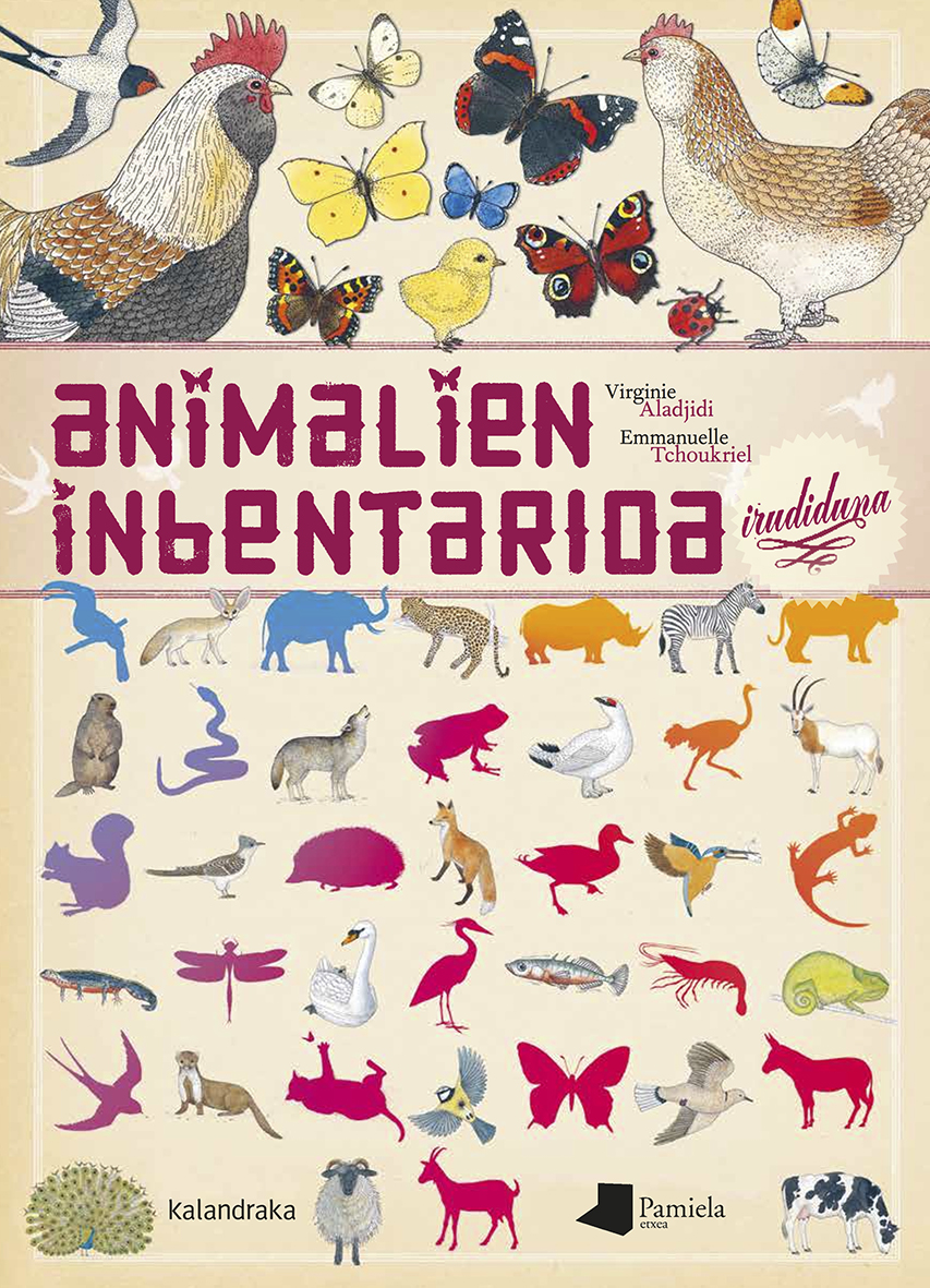 Portada del Libro Animalien Inbentarioa (Irudiduna) de Virginie Aladjidi - 9788491721321