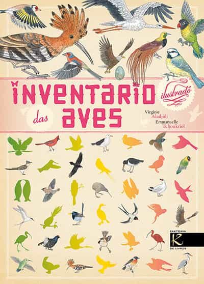 Portada del Libro Inventário Ilustrado Das Aves de Virginie Aladjidi - 9789899958333