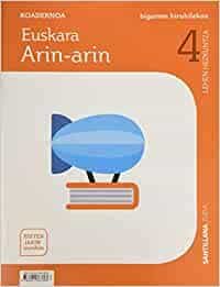 Portada del Libro 4-2Leh Koadernoa Lengua 4º Primaria Saber Hacer Contigo de Vv.Aa. - 9788491863366