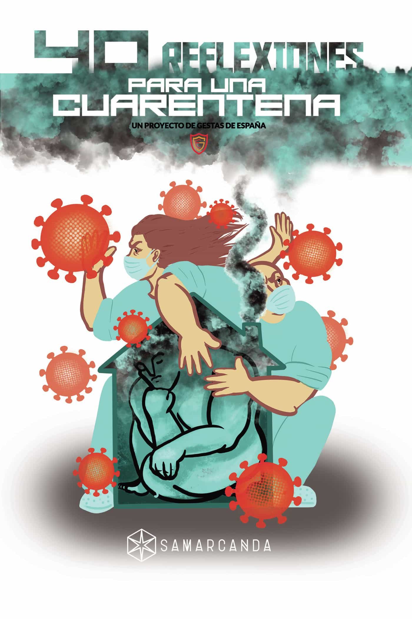 Portada del Libro 40 Reflexiones Para Una Cuarentena de Vv.Aa. - 9788417941086