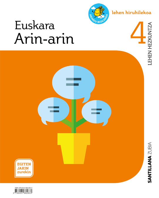 Portada del Libro 4Leh Hizkuntza 4º Primaria Saber Hacer Contigo de Vv.Aa. - 9788491862833