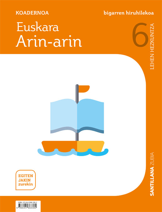 Portada del Libro 6-2Leh Koadernoa Lengua 6º Primaria Saber Hacer Contigo de Vv.Aa. - 9788491863380