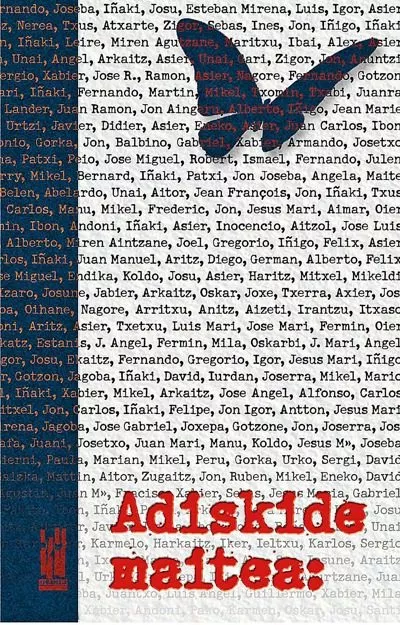 Portada del Libro Adiskide Maitea de Vv.Aa. - 9788481363326