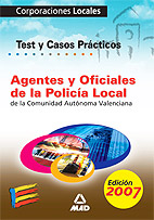 Portada del Libro Agentes Y Oficiales De La Policia Local De La Comunidad Autonoma Valen de Vv.Aa. - 9788466569477