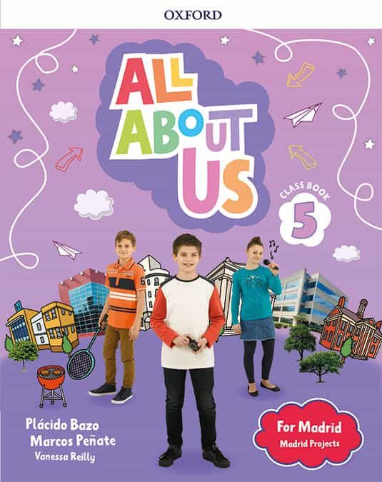 Portada del Libro All About Us 5º Primaria Course Book (Madrid) de Vv.Aa. - 9780194564625