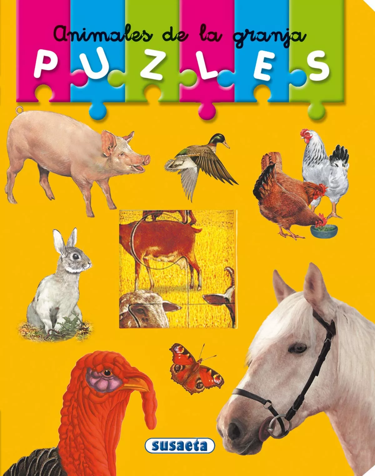 Portada del Libro Animales De La Granja Puzzles de Vv.Aa. - 9788430555321