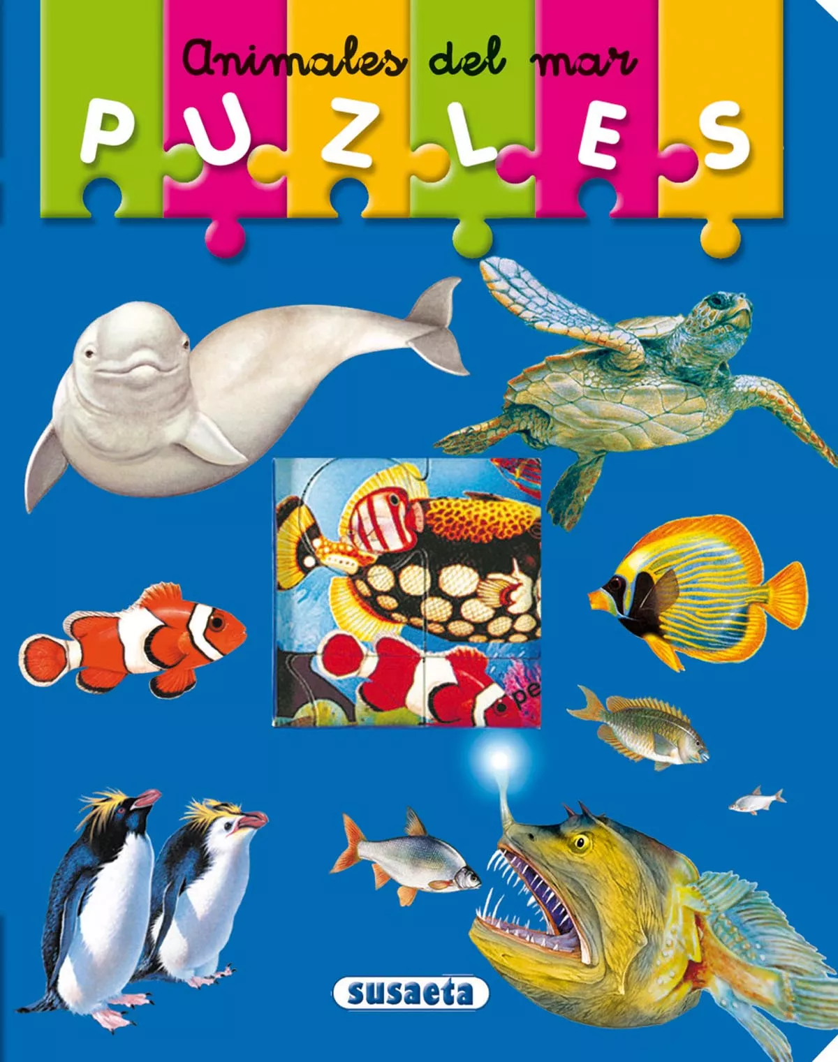 Portada del Libro Animales Del Mar Puzzles de Vv.Aa. - 9788430555291
