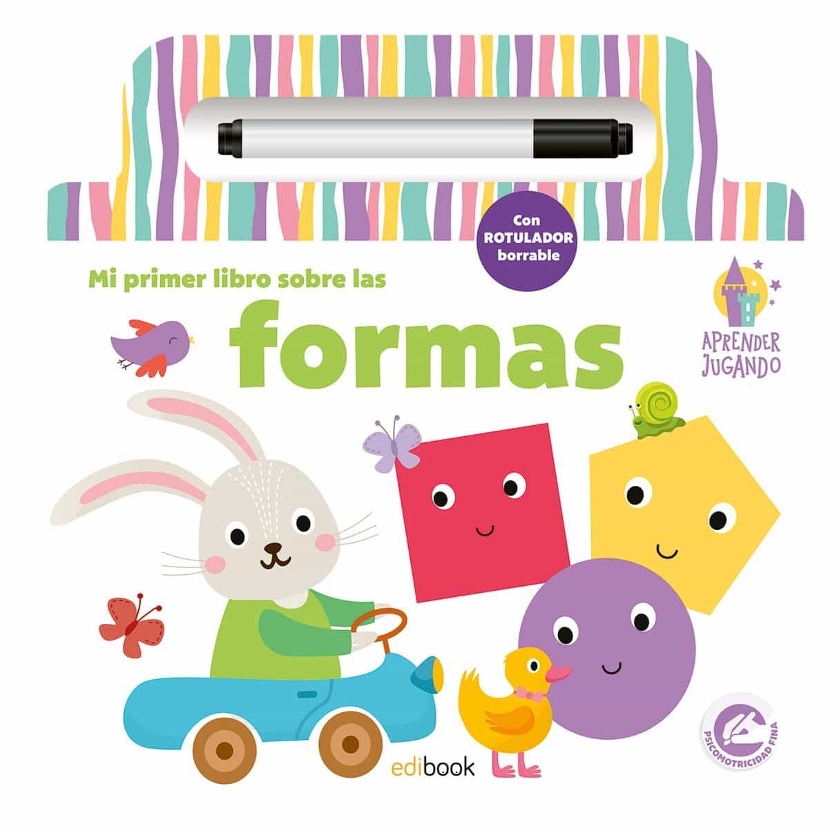 Portada del Libro Aprender Jugando. Libro Pizarra: Formas de Vv.Aa. - 9788491961437