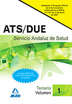 Portada del Libro Ats-Due Del Servicio Andaluz De Salud. Temario (Vol. I) de Vv.Aa. - 9788466570718