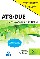 Portada del Libro Ats-Due Del Servicio Andaluz De Salud. Temario (Vol. Ii) de Vv.Aa. - 9788466570732