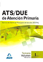 Portada del Libro Ats/Due De Atencion Primaria Del Servicio De Salud Del Principado De A de Vv.Aa. - 9788466573849