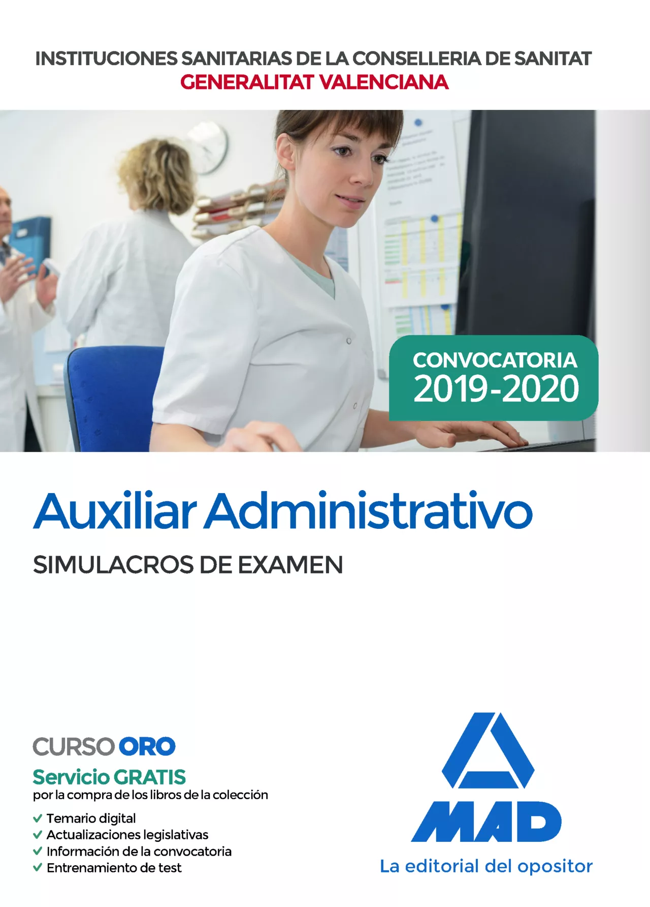 Portada del Libro Auxiliar Administrativo De La Conselleria De Sanitat De La Generalitat de Vv.Aa. - 9788414233016