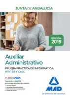Portada del Libro Auxiliar Administrativo De La Junta De Andalucía. Prueba Práctica De I de Vv.Aa. - 9788414231890