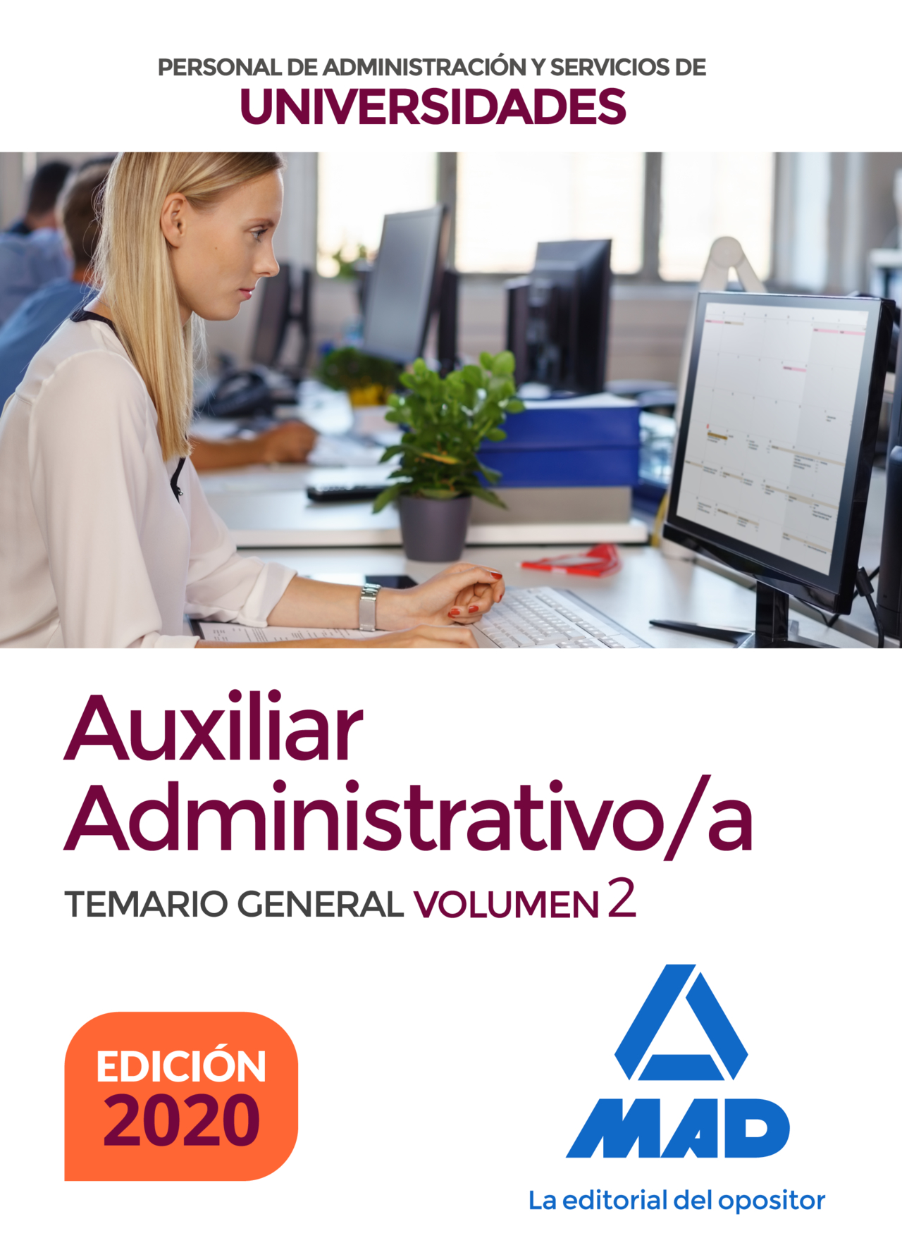 Portada del Libro Auxiliar Administrativo De Universidades. Temario General (Vol.2) de Vv.Aa. - 9788414236413