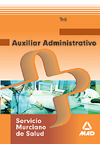 Portada del Libro Auxiliar Administrativo Del Servicio Murciano De Salud. Test de Vv.Aa. - 9788466573085