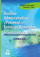 Portada del Libro Auxiliar Administrativo Y Personal De Servicios Generales Del Ser Vici de Vv.Aa. - 9788466554534