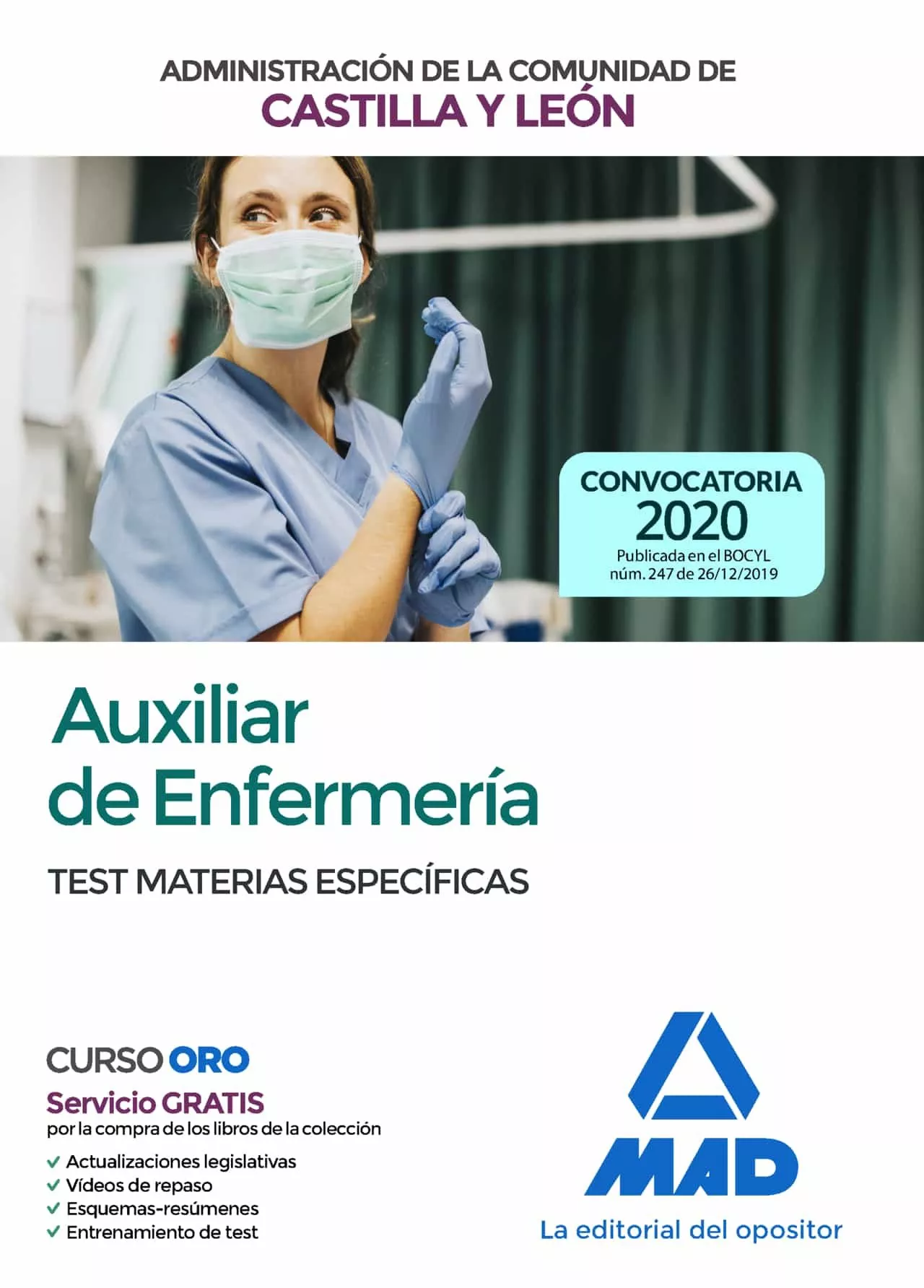 Portada del Libro Auxiliar De Enfermería De La Administración De La Comunidad De Castill de Vv.Aa. - 9788414234143