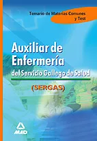 Portada del Libro Auxiliar De Enfermeria Del Servicio Gallego De Salud. Temario Y T Est de Vv.Aa. - 9788466554602