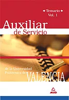 Portada del Libro Auxiliar De Servicio De La Universidad Politecnica De Valencia: T Emar de Vv.Aa. - 9788466519960