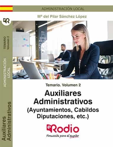 Portada del Libro Auxiliares Administrativos (Ayuntamiento Cabildos Diputaciones Etc.). de Vv.Aa. - 9788417976965
