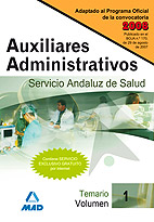 Portada del Libro Auxiliares Administrativos Del Servicio Andaluz De Salud. Sas. Te Mari de Vv.Aa. - 9788466580939