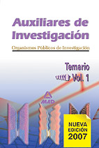 Portada del Libro Auxiliares De Investigacion De Los Organismos Publicos De Investi Gaci de Vv.Aa. - 9788466570480