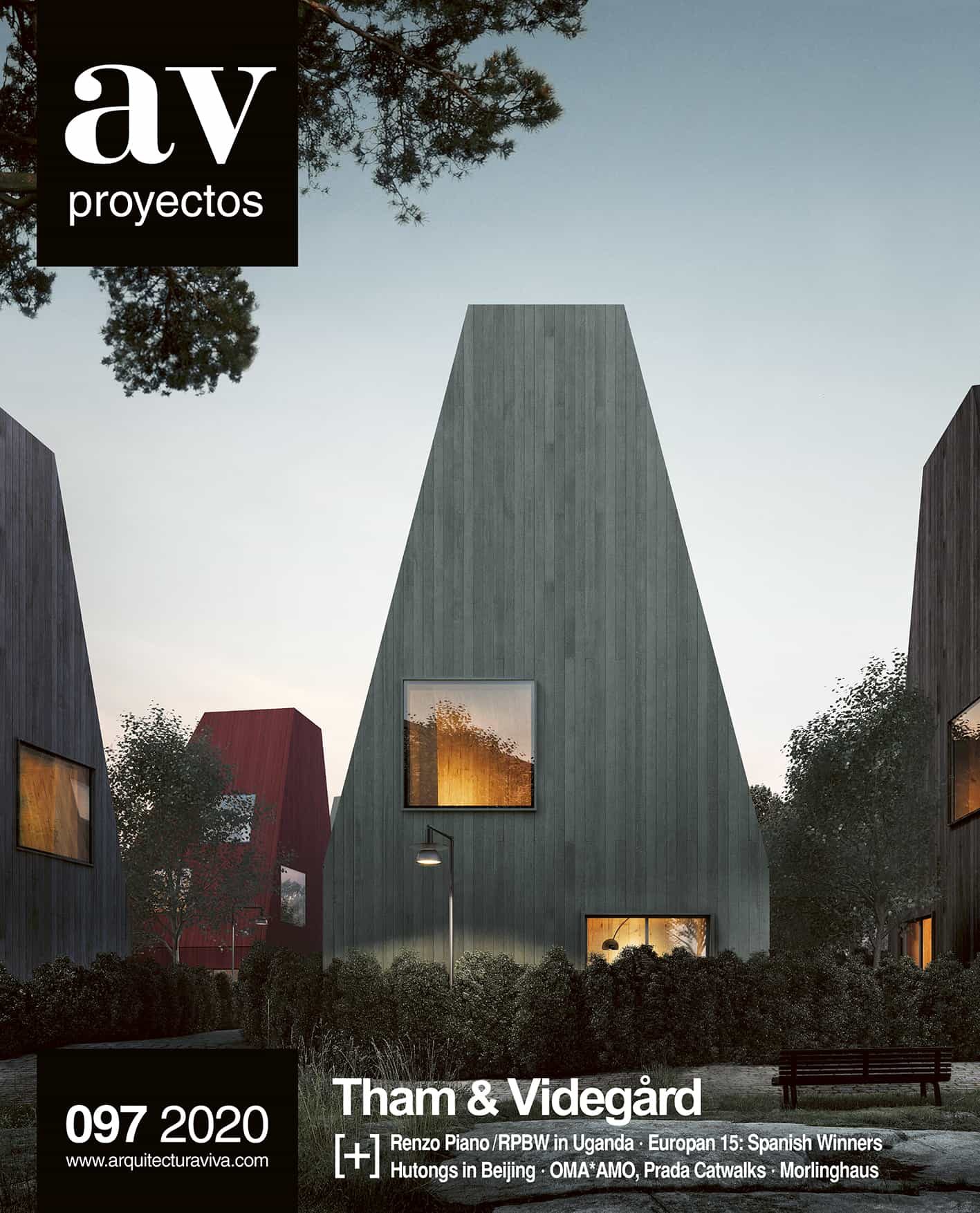 Portada del Libro Av Proyectos Nº 97: Tham & Videgard de Vv.Aa. - 2910023345171