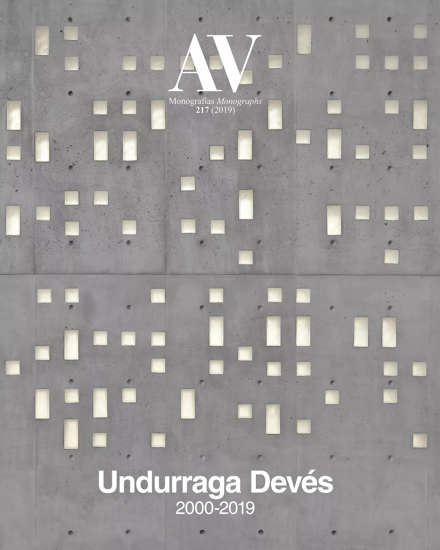 Portada del Libro Av. Monografias Nº 217: Undurraga Deves (2000-2019) de Vv.Aa. - 9788409127443