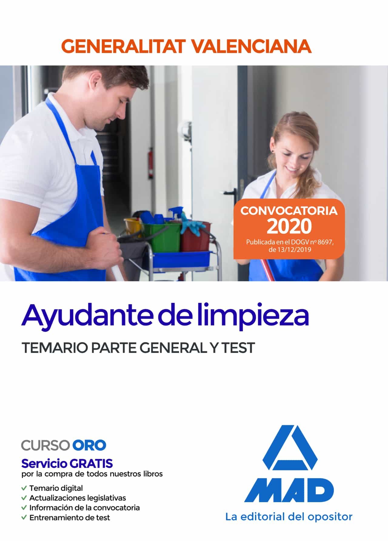 Portada del Libro Ayudante De Limpieza De La Administracion De La Generalitat Valenciana de Vv.Aa. - 9788414234907