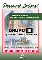 Portada del Libro Ayudante Tecnico Educativo De La Comunidad Autonoma De Castilla Y Leon de Vv.Aa. - 9788466550550