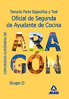 Portada del Libro Ayudantes De Cocina Comunidad Autonoma De Aragon de Vv.Aa. - 9788466560825