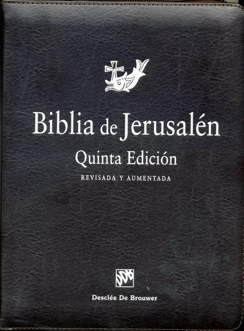 Portada del Libro Biblia De Jerusalen (5ª Ed.): Manual Cremallera - Totalmente Revisada de Vv.Aa. - 9788433030498