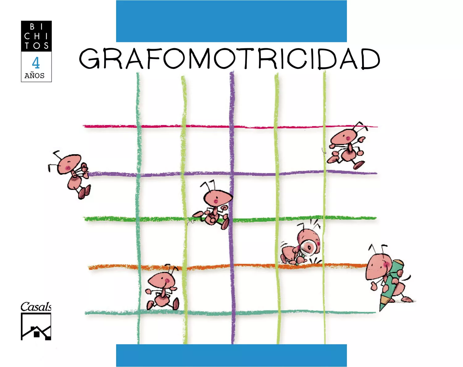 Portada del Libro Bichitos: Grafomotricidad (4 Años) de Vv.Aa. - 9788421834336