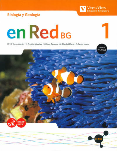 Portada del Libro Biologia Geologia 1º Eso En Red Murcia de Vv.Aa. - 9788468273341