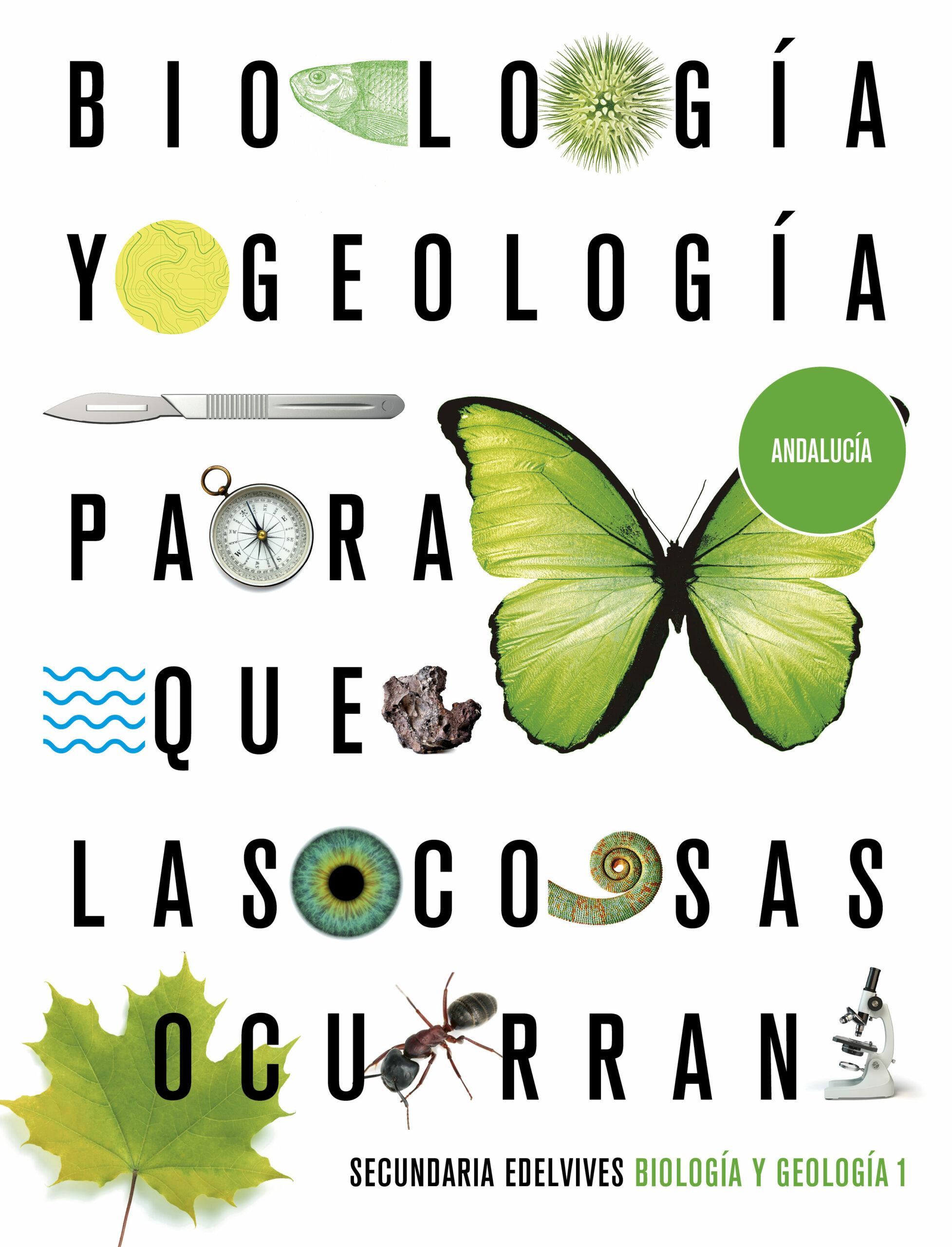 Portada del Libro Biología Y Geología 1º Eso 2020 Andalucia de Vv.Aa. - 9788414026199