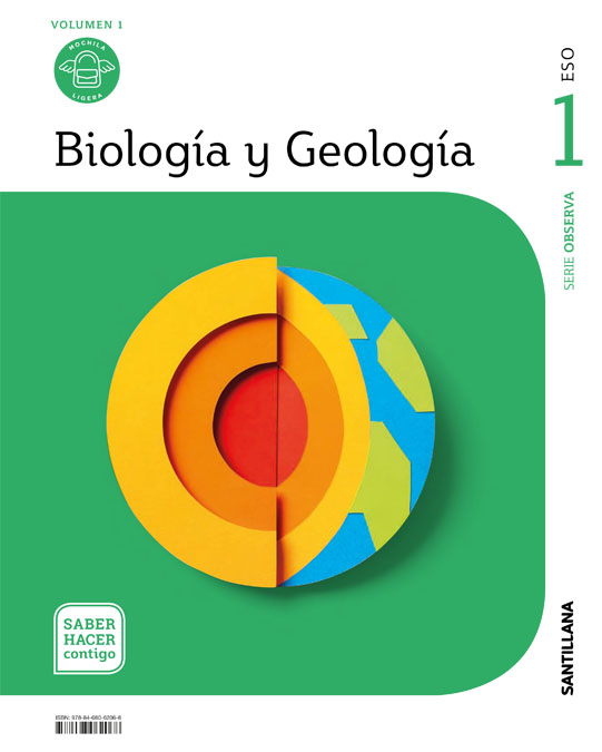 Portada del Libro Biologia Y Geologia 1º Eso Mochila Ligera Saber Hacer Contigo de Vv.Aa. - 9788468062068