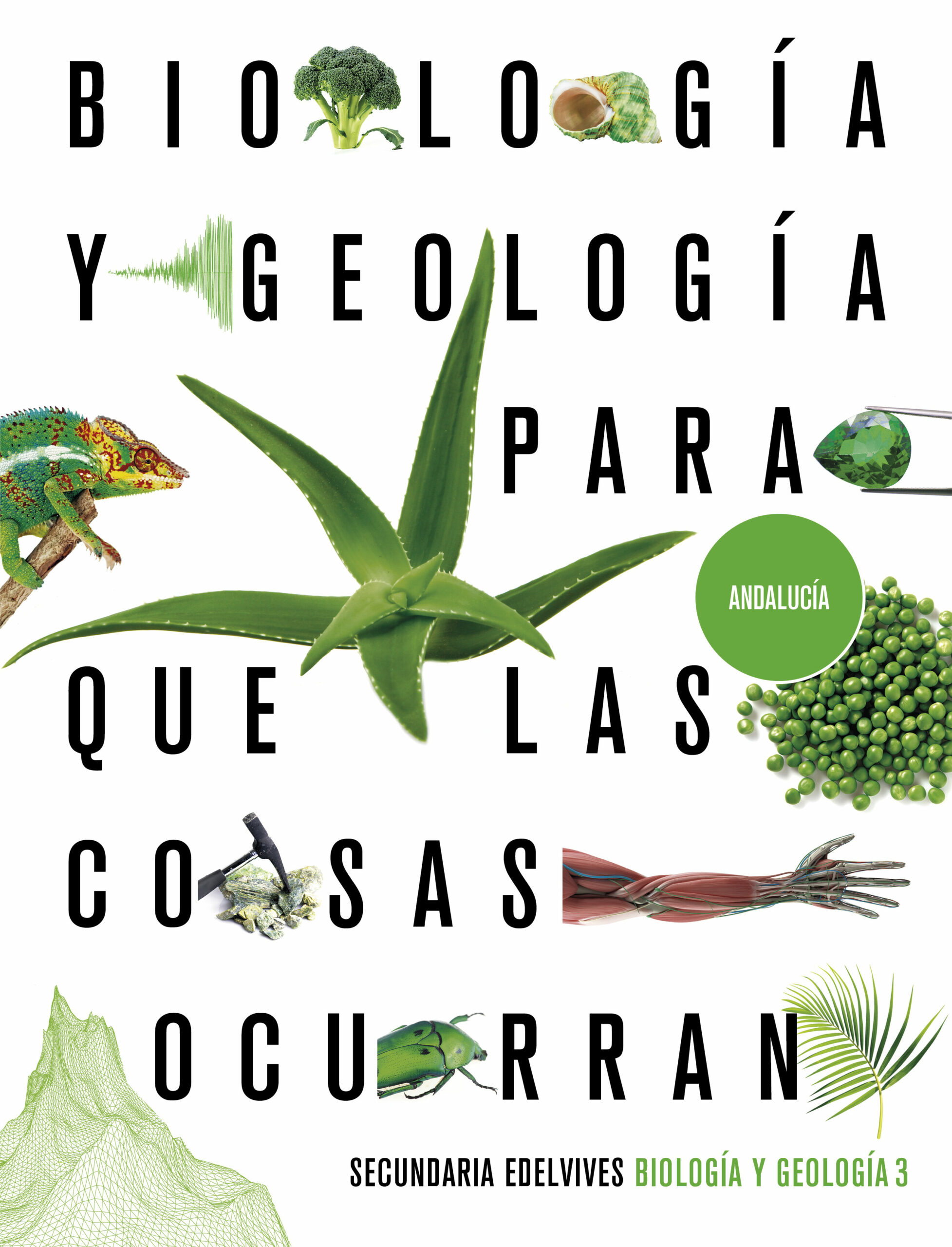 Portada del Libro Biología Y Geología 3º Eso 2020 Andalucia de Vv.Aa. - 9788414026472
