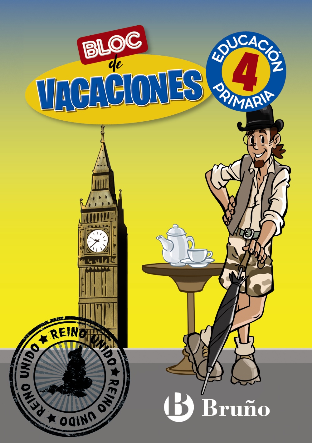 Portada del Libro Bloc De Vacaciones 4 (Educacion Primaria) de Vv.Aa. - 9788469630143