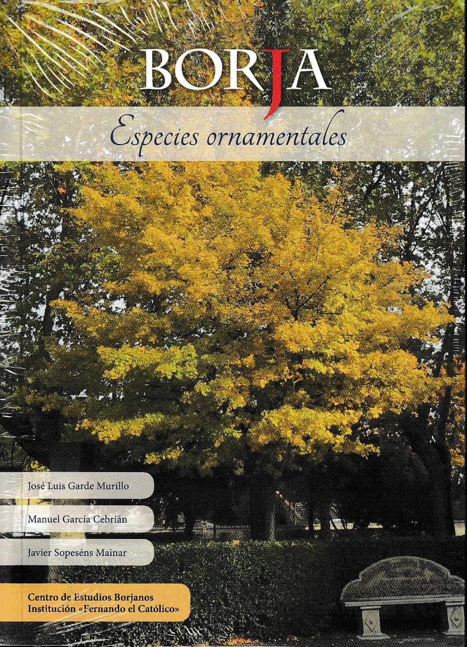 Portada del Libro Borja. Especies Ornamentales de Vv.Aa. - 9788499115856