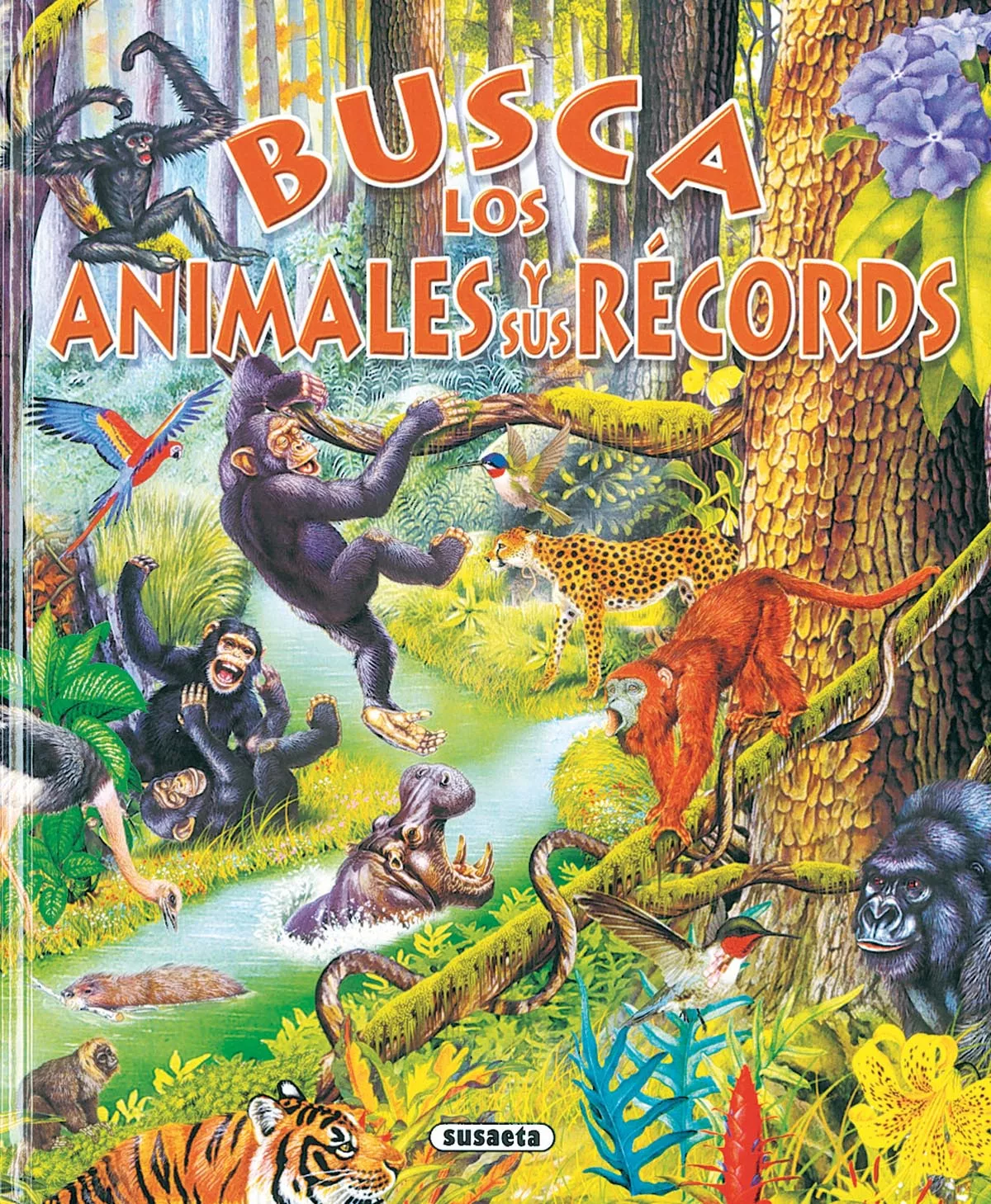 Portada del Libro Busca Los Animales Y Sus Records de Vv.Aa. - 9788430555574