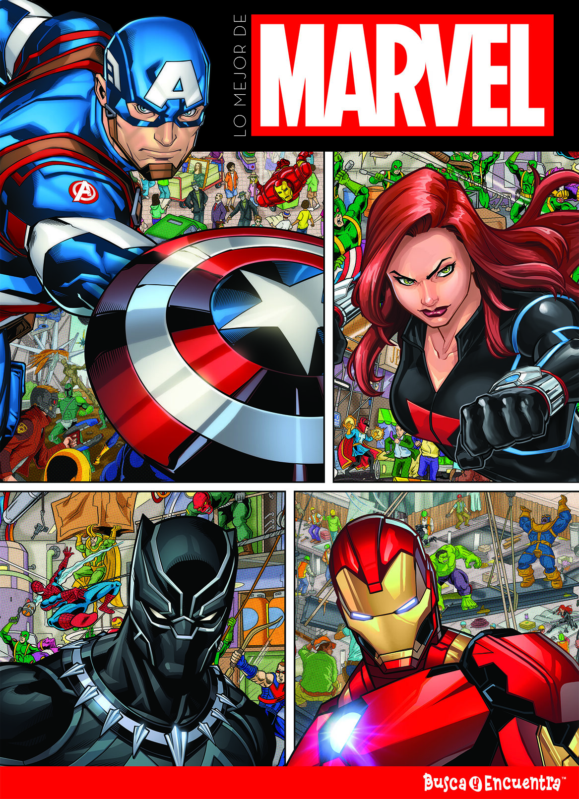 Portada del Libro Busca Y Encuentra Lo Mejor De Marvel de Vv.Aa. - 9781503754034