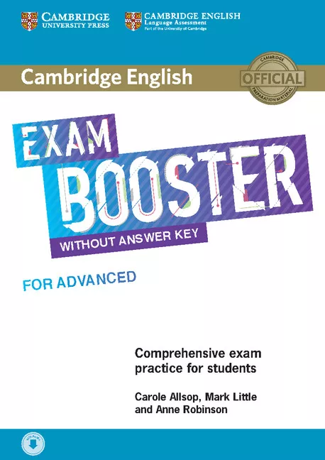 Portada del Libro Cambridge English Exam Booster For Advanced Without Answer Key With Au de Vv.Aa. - 9781108349079
