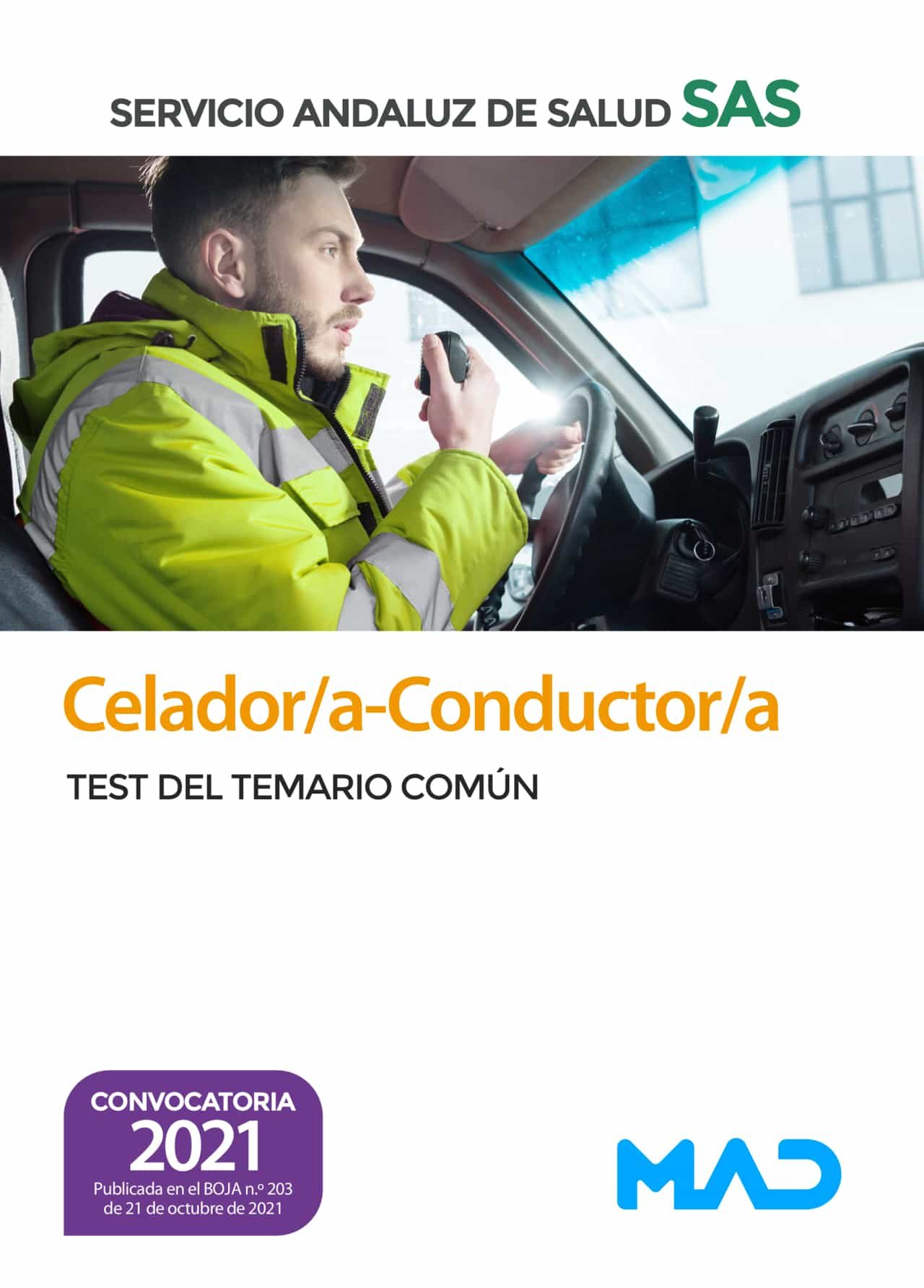 Portada del Libro Celador/A-Conductor/A Del Servicio Andaluz De Salud. Test Del Temario de Vv.Aa. - 9788414238202