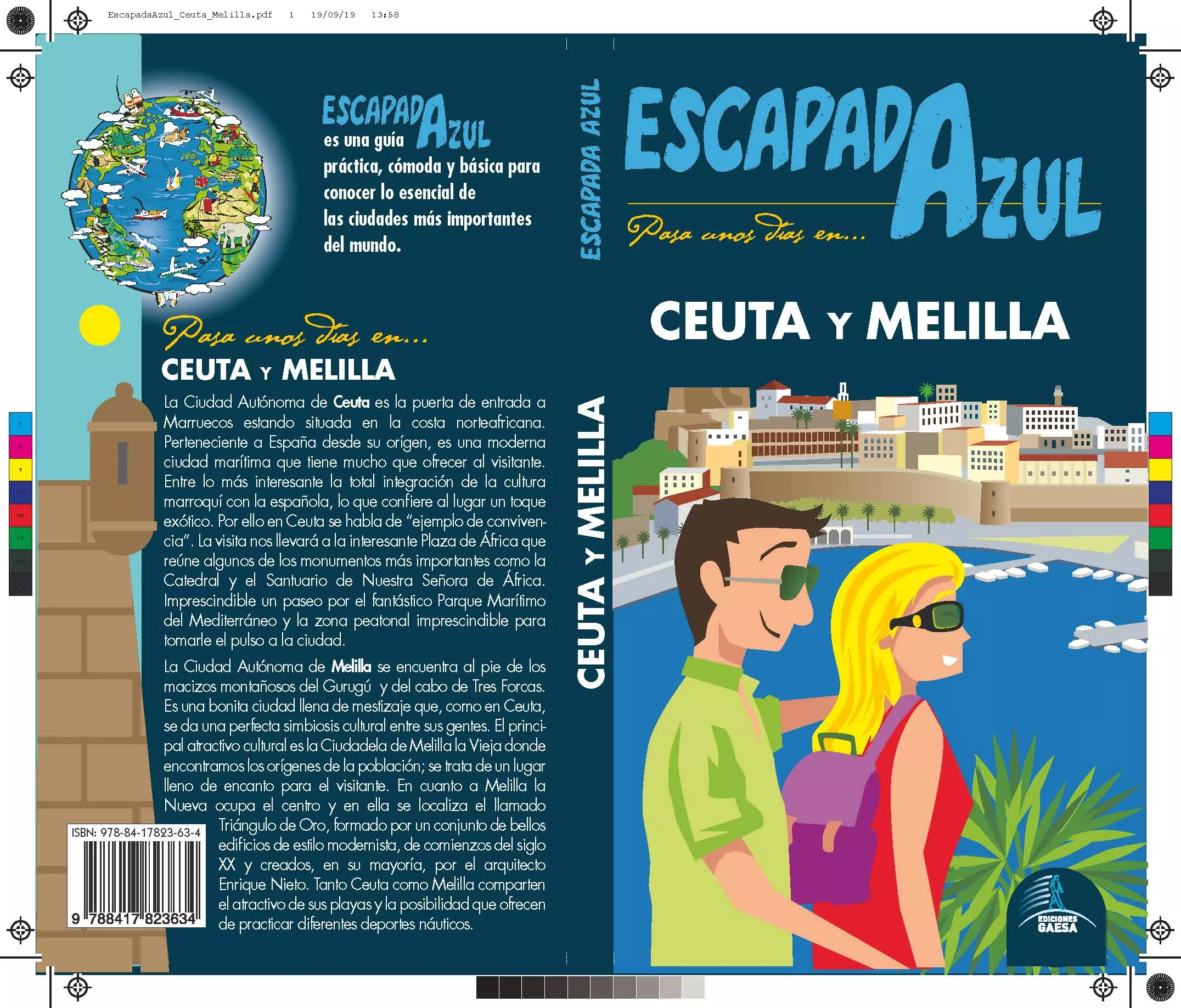 Portada del Libro Ceuta Y Melilla 2019 (Escapada Azul) 2ª Ed. de Vv.Aa. - 9788417823634