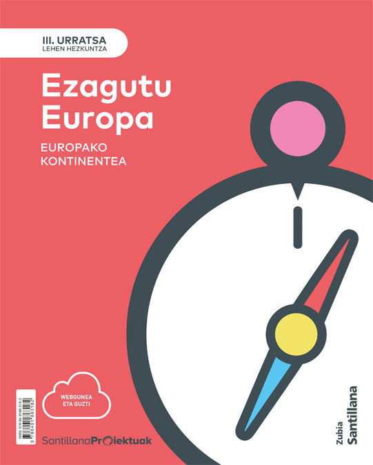 Portada del Libro Ciencias Naturales Nivel Iii Descubriendo Europa (Euskera) Proyectos P de Vv.Aa. - 9788491863182