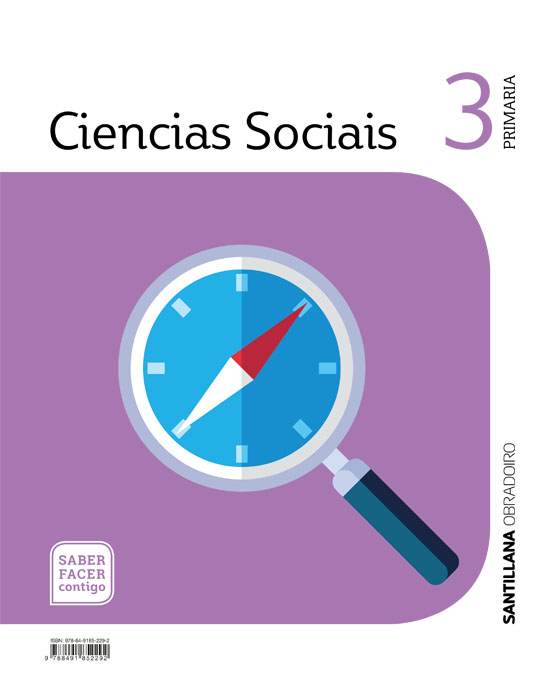 Portada del Libro Ciencias Sociais 3º Primaria (Galicia) Saber Facer Contigo de Vv.Aa. - 9788491852292