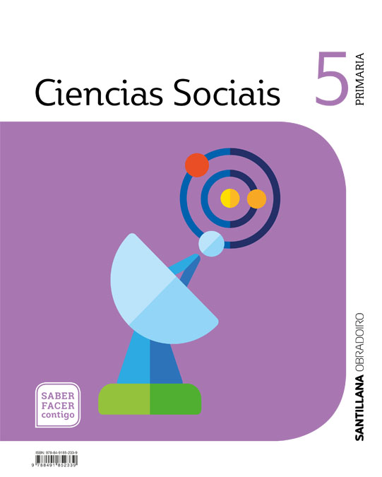Portada del Libro Ciencias Sociais 5º Primaria (Galicia) Saber Facer Contigo de Vv.Aa. - 9788491852339