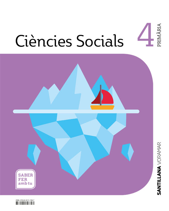 Portada del Libro Ciencies Socials 4º Primaria Saber Fer Amb Tu de Vv.Aa. - 9788491317807